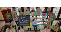 Desktop Screenshot of kimberlyscreativecanvas.com